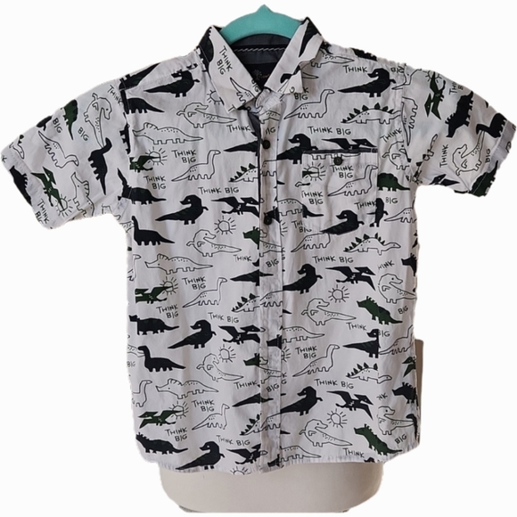 NWOT ❗️ Craft flow boys dinosaurs think big shirt size 6 - Picture 1 of 11